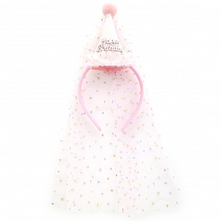 Happy Birthday Tulle Headband