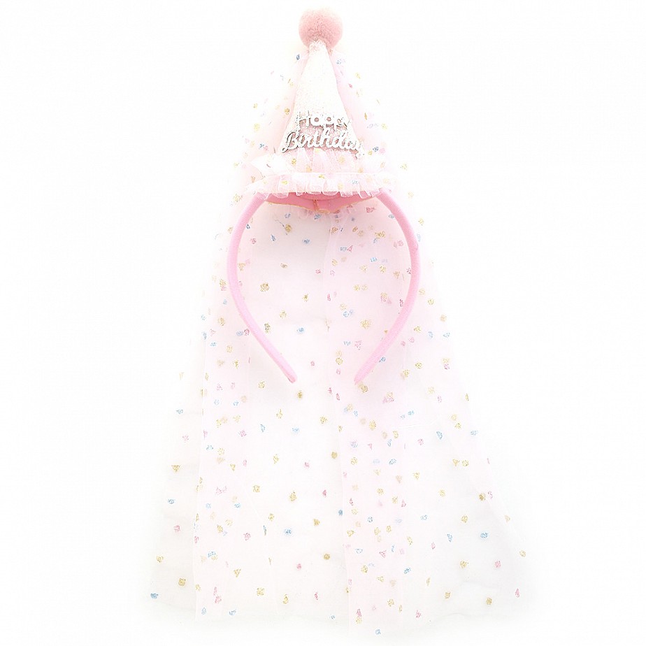 Happy Birthday Tulle Headband Happy Birthday Tulle Headband