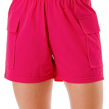 Elastic Waist Cargo Pants 