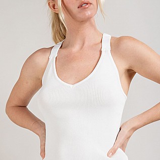 Criss Cross Back Strappy Top