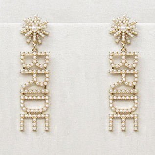 Sunburst Bride Earrings