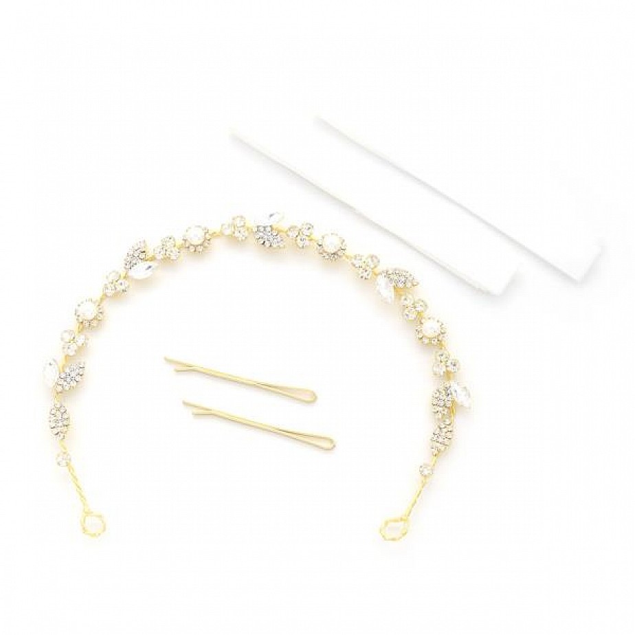 Pearl and Rhinestone Flower Halo Pearl and Rhinestone Flower Halo