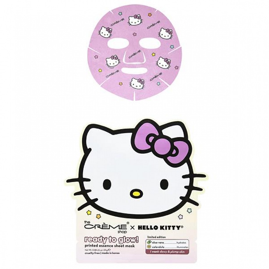 HELLO KITTY READY TO GLOW PRINTED ESSENCE SHEET MASK (6 PCS)
