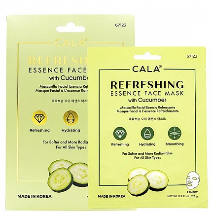 Cucumber Refreshing Essence Face Sheet Mask