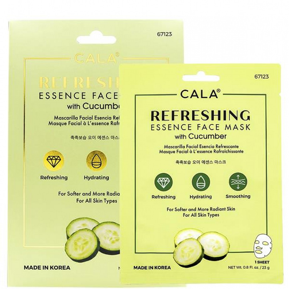 Cucumber Refreshing Essence Face Sheet Mask Cucumber Refreshing Essence Face Sheet Mask