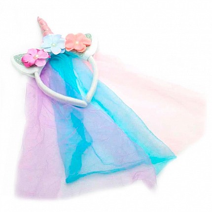 Unicorn Ear Veil Headband